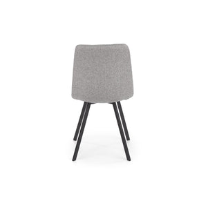Scaun tapitat K402, gri, 45x55x86 cm