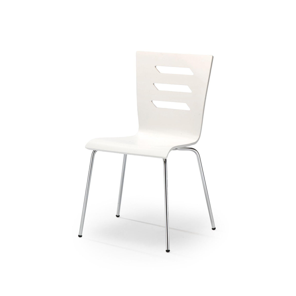 Scaun living alb K155, 43X47X85 CM