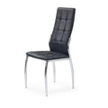 Scaun picioare cromate K209, negru, 42X42X100 CM
