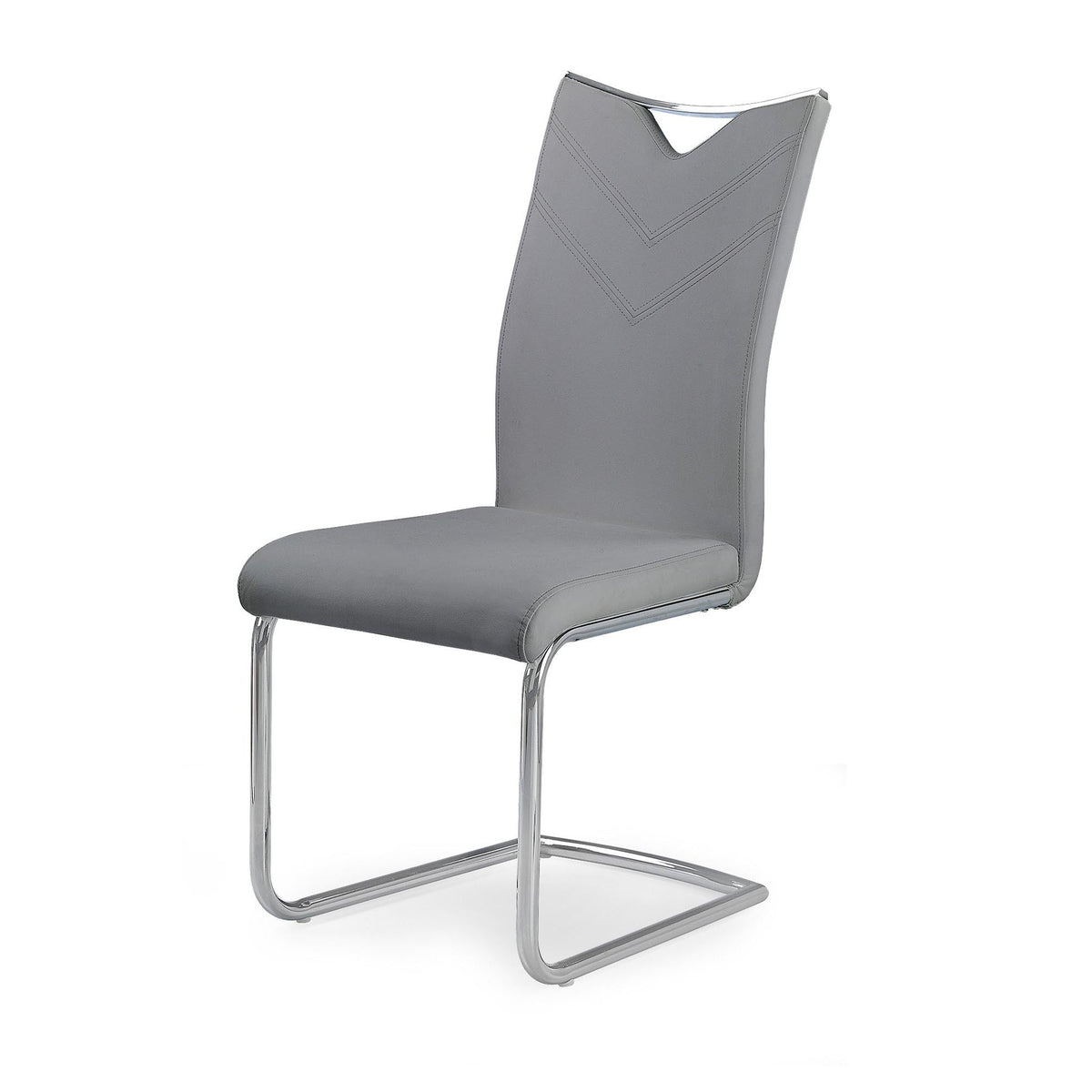 Scaun tapitat gri K224, 44X59X100 CM