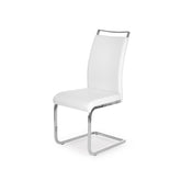 Scaune bucatarie si living K250, alb,  42X55X99 CM