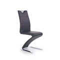 Scaun de culoare neagra K291, 45X63X101 CM