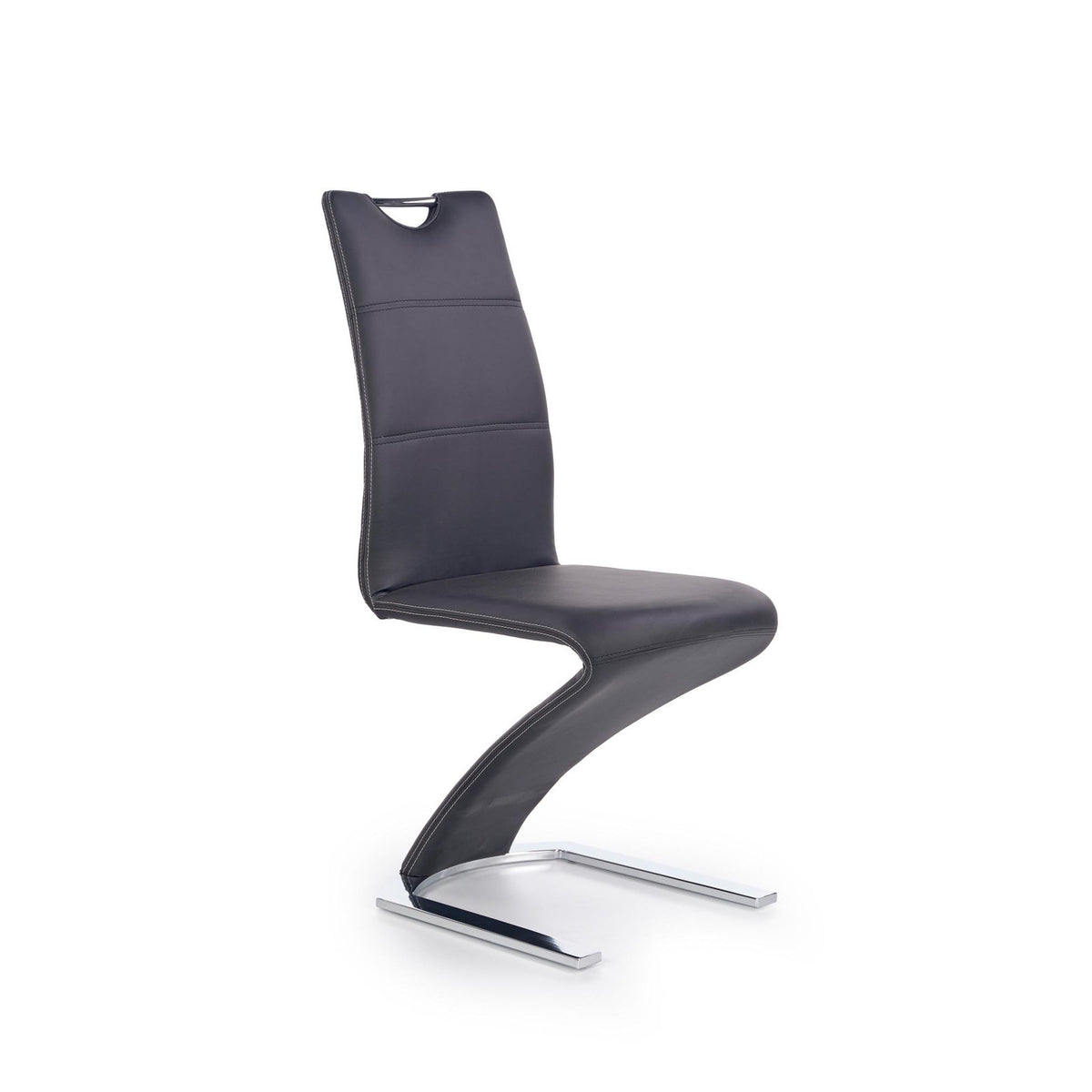 Scaun de culoare neagra K291, 45X63X101 CM