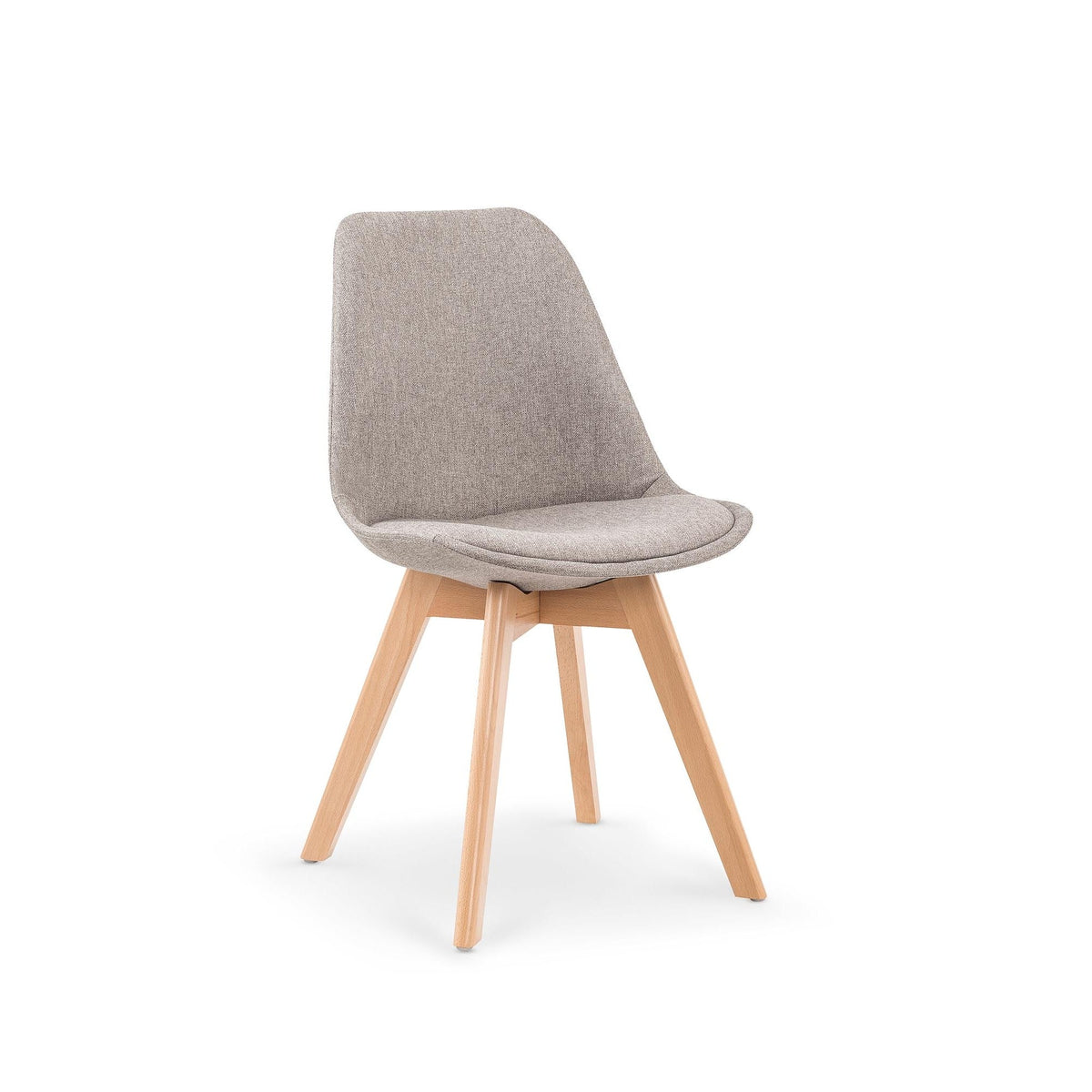Scaun tapitat din lemn gri K303, 48X54X83 CM