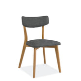 Scaun bucatarie simplu Karl, gri, 49X41X77
