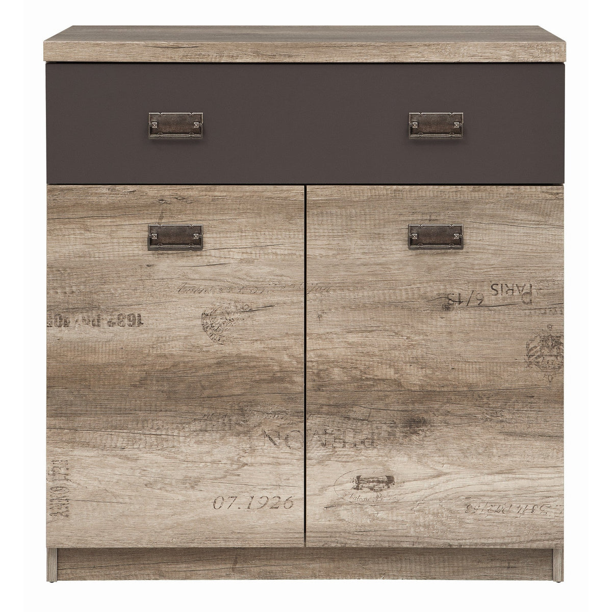 Comode cu sertare gri Malcolm, 80X40X87.5 CM