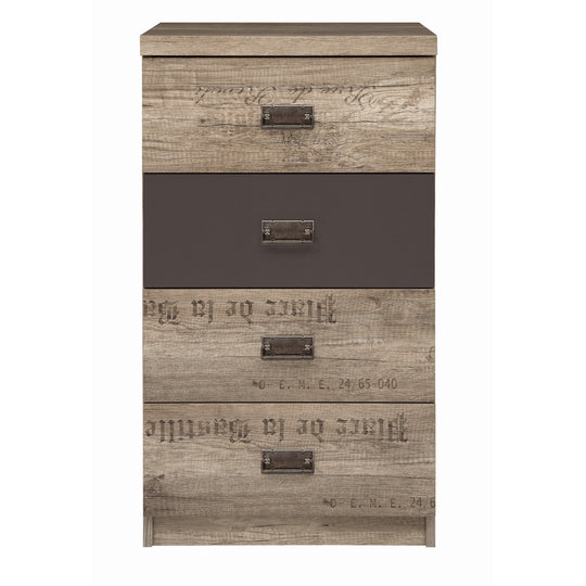 Comoda rustica Malcolm, 40x50x87,5 cm