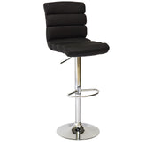 Scaune bucatarie tip bar negre C617, inaltime reglabila, 42X40X120