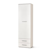 Dulap dormitor Lima REG1, alb, 200x40x60 cm - ACAJU 
