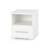 Noptiere pat albe Lima SN1, 39X40X44 CM