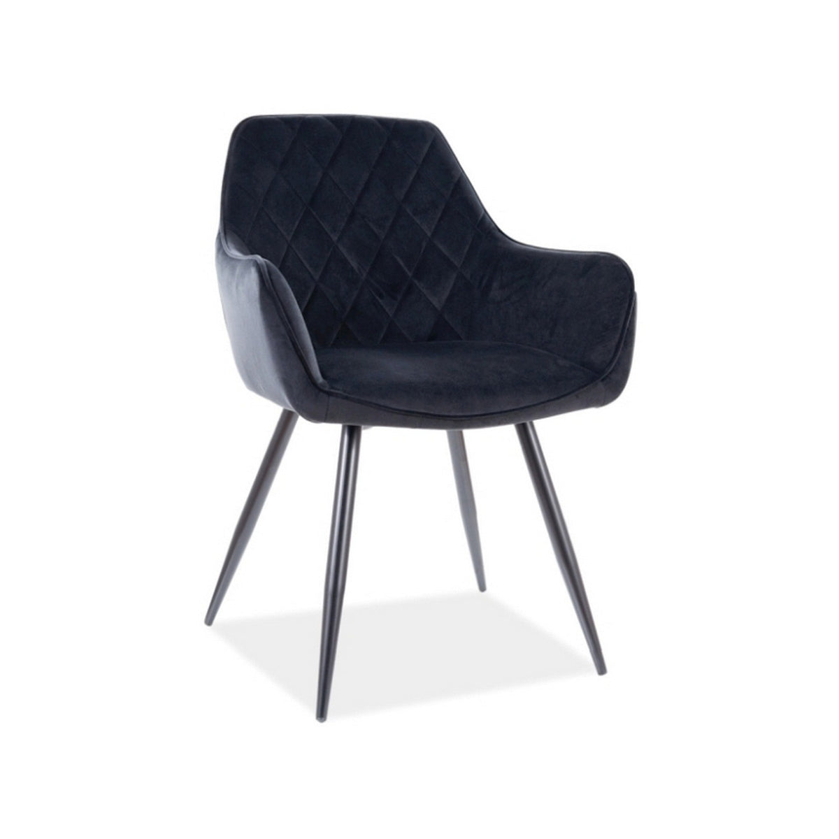 Scaun LINEA, negru, 43x47x82