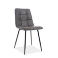 Scaun LOOK, gri, 45x38x88
