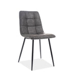 Scaun LOOK, gri, 45x38x88