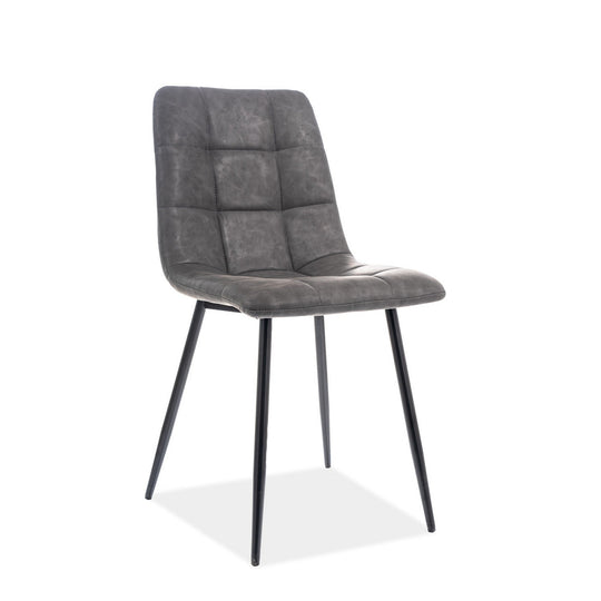 Scaun LOOK, gri, 45x38x88