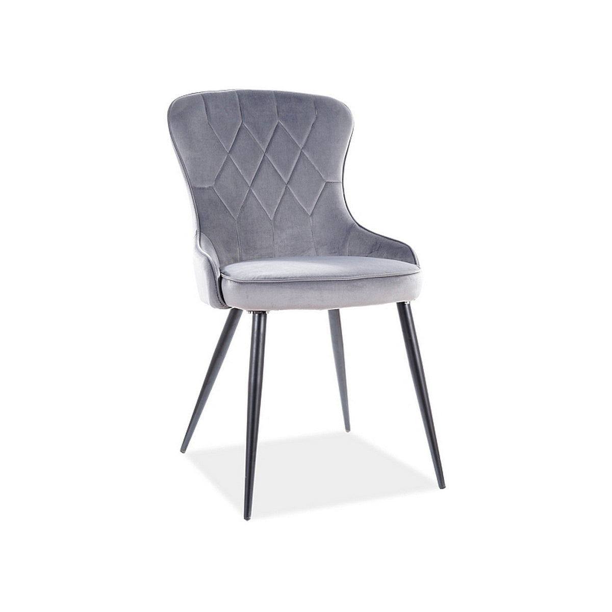Scaun Lotus, gri, 52x45x91 cm