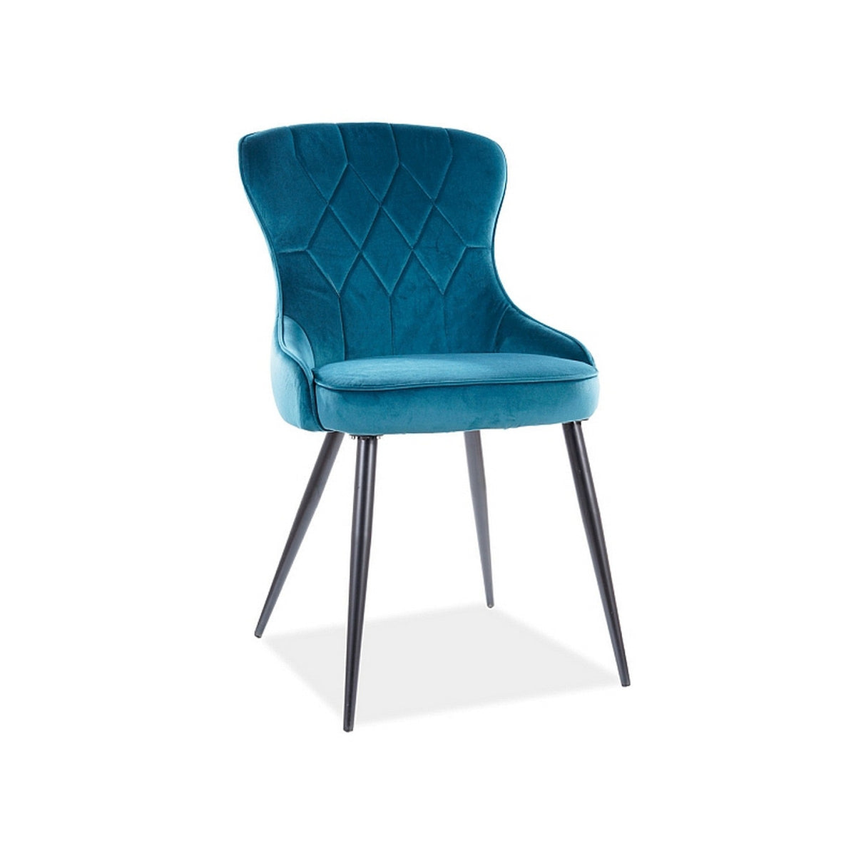 Scaun Lotus, turcoaz, 52x45x91 cm