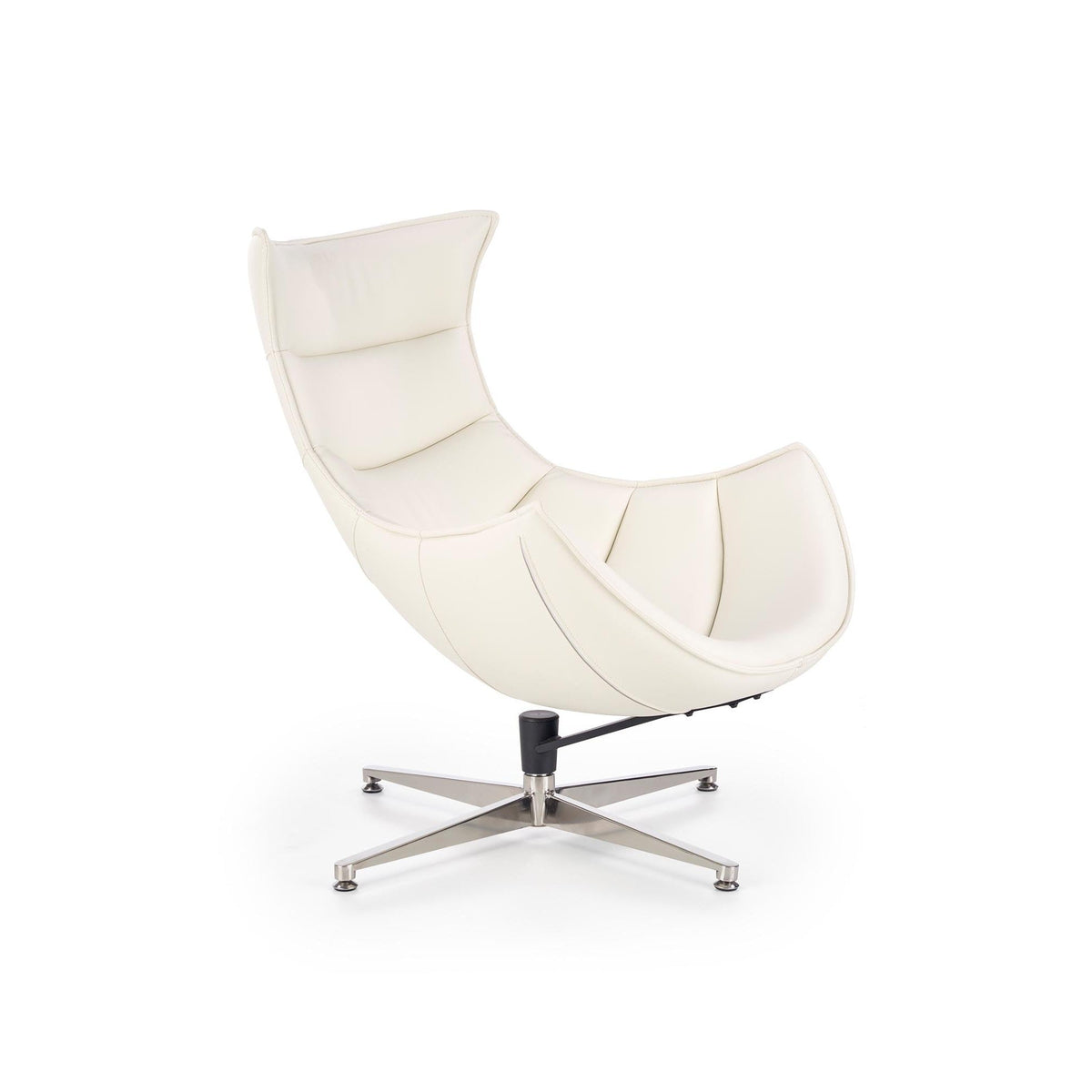 Scaun rotativ alb Luxor, 86X94X96 CM