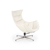 Scaun rotativ alb Luxor, 86X94X96 CM