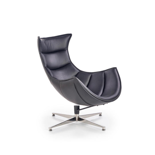 Scaun negru rotativ Luxor, 86X94X96 CM