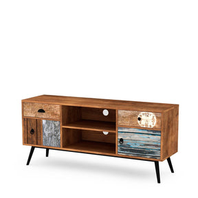 Comoda tv colorata Mezo, 120x39x60 cm