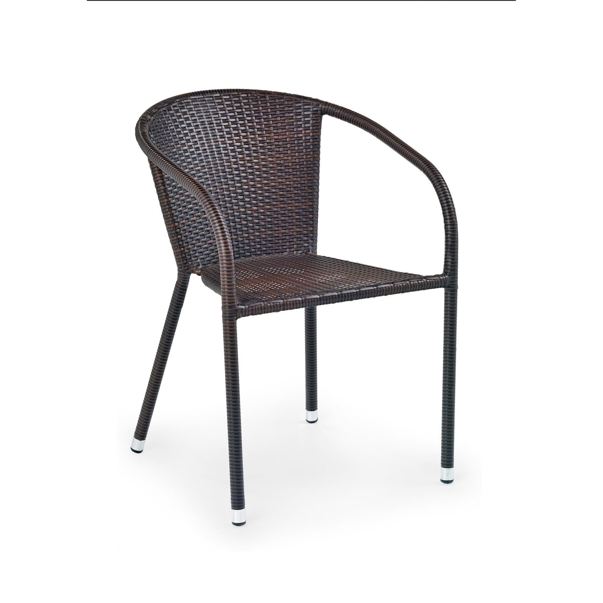 Scaun maro inchis de gradina Midas, 57X57X78 CM - ACAJU 