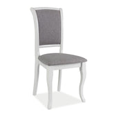 Scaune bucatarie simple MN-SC, stofa gri, 45X42X96