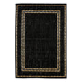 Covor MARMARIS 404, 160x230 cm, forma dreptunghiulara, fibre sintetice, negru