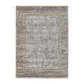 Covor MARMARIS 404, 160x230 cm, forma dreptunghiulara, fibre sintetice, gri/auriu