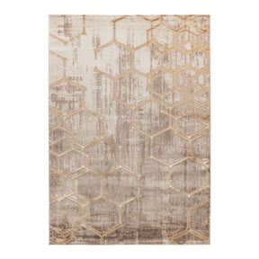Covor MARMARIS 405, 80x150 cm, forma dreptunghiulara, fibre sintetice, bej