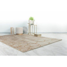 Covor MARMARIS 405, 80x150 cm, forma dreptunghiulara, fibre sintetice, bej