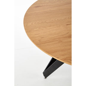 Masuta MOZAMBIK, stejar auriu/negru, 120x75 cm