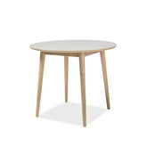 Masa rotunda de bucatarie Nelson, stejar sonoma, 90X75