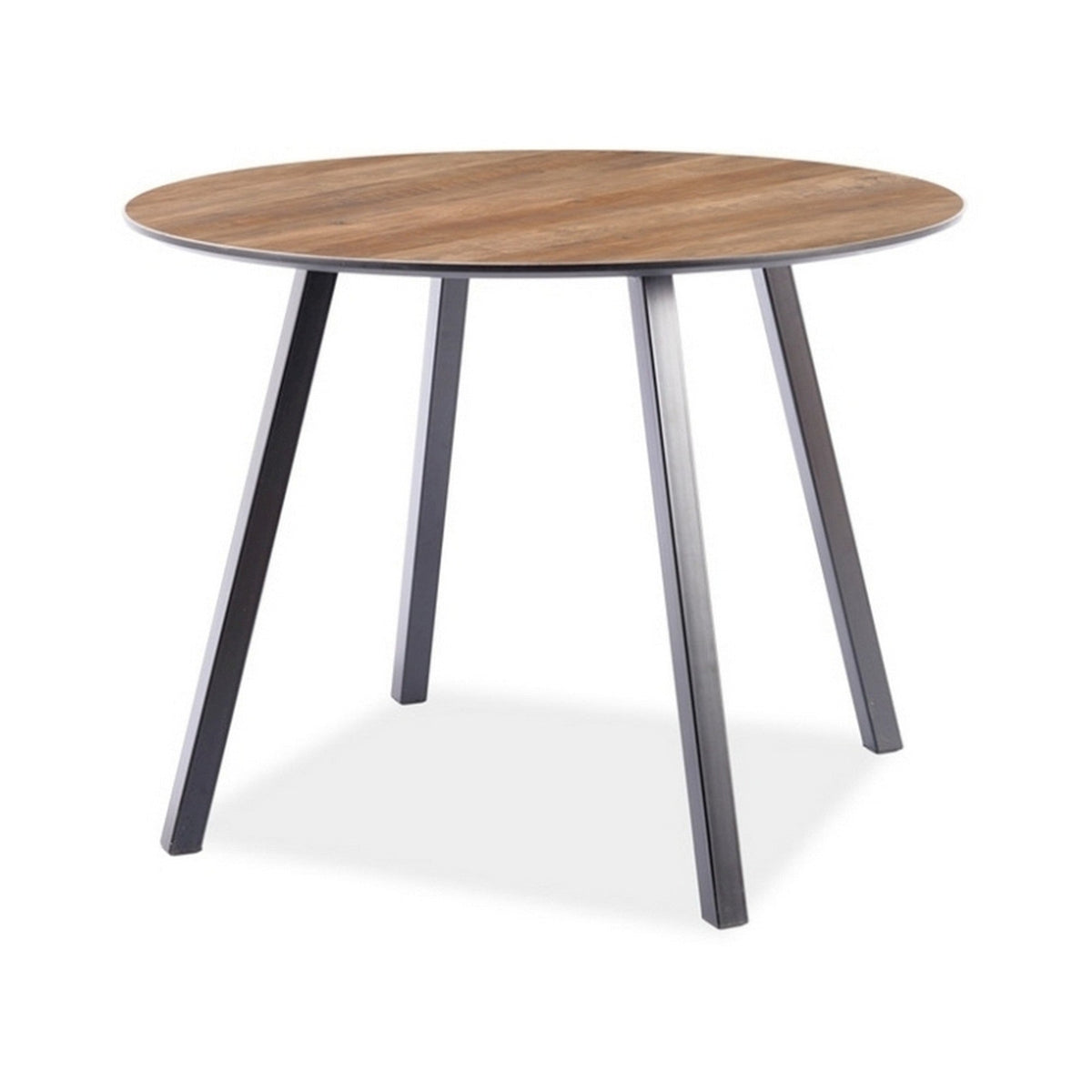 Masa OAKLAND, nuc/negru, 100 cm