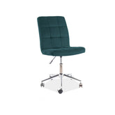 Scaun tapitat Q-020, verde, 87x45-55x45x40