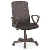 Scaun cu spatar reglabil negru Q-083, mecanism TILT, 59X44X89/101