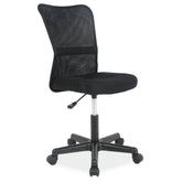 Scaun ergonomic de birou copii negru Q-121, 41X41X74/86