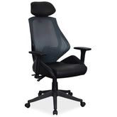 Scaun ergonomic cu tetiera Q-406, 67x52x102/110