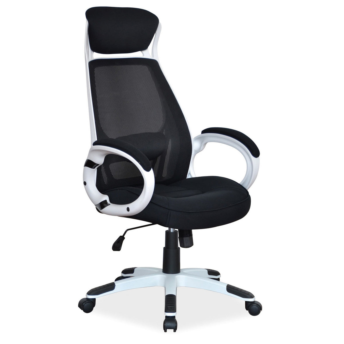 Scaun ergonomic cu tetiera Q-409, inaltime reglabila, 63X51X117/127