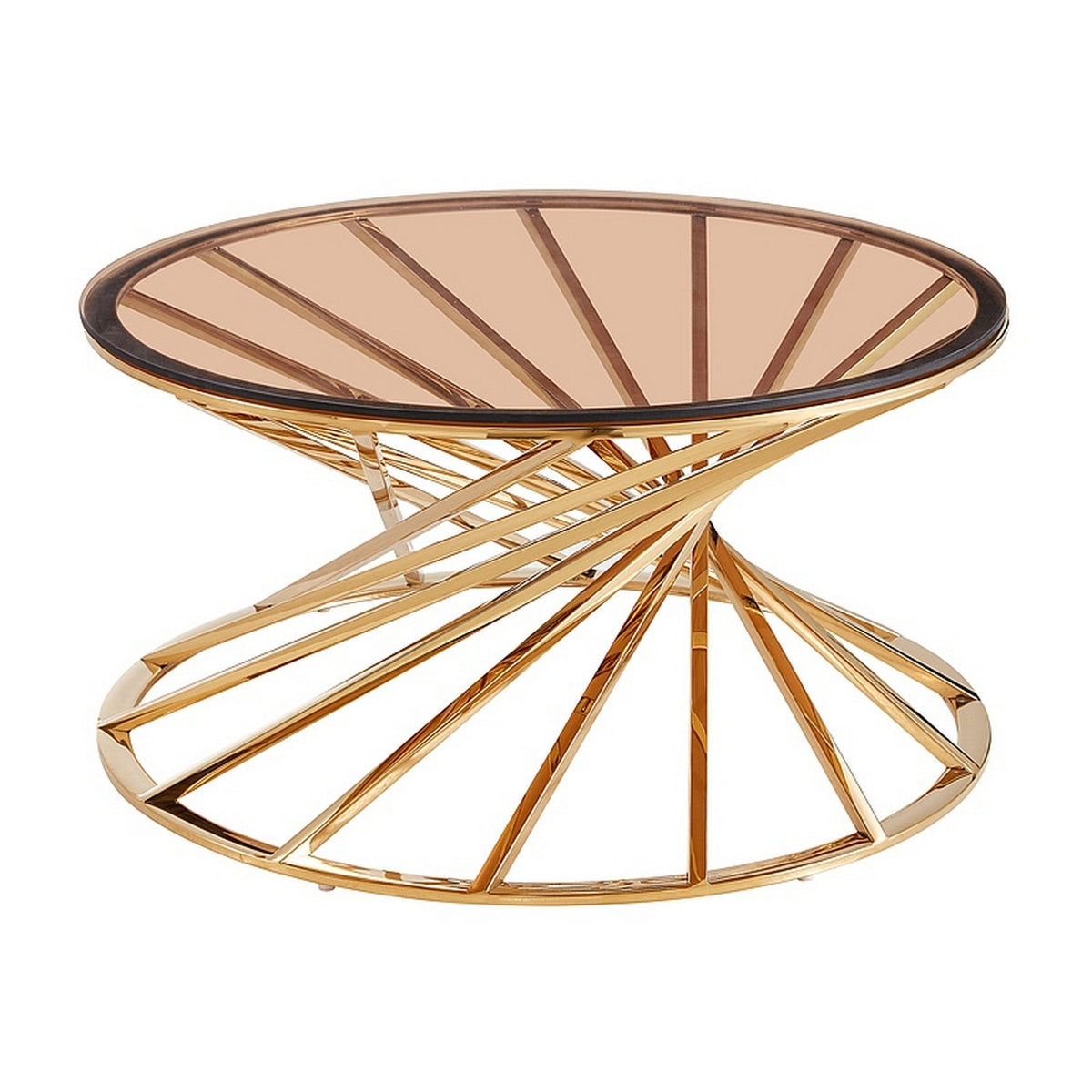 Mauta cafea OTTAVIA A, Chihlimbar / Gold, 80x45 cm