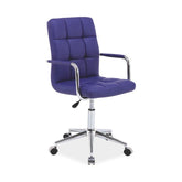 Scaun birou copii mov Q-022, 45X40X87/97
