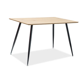 Masa REMUS stejar/negru 120x80