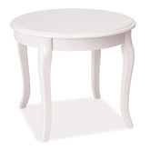 Masuta rotunda 60 cm alba Royal D, lemn, 60X55