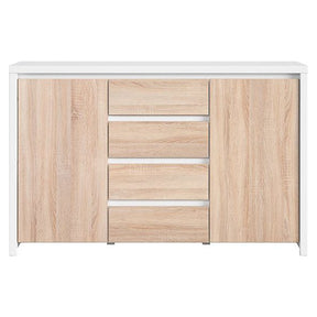 Comoda alba sertare Kaspian, 143.5X40.5X92 CM