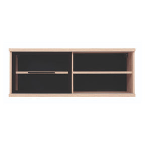 Vitrina suspendata stejar sonoma Fever SFW1W-4-10, 100X28X38 CM