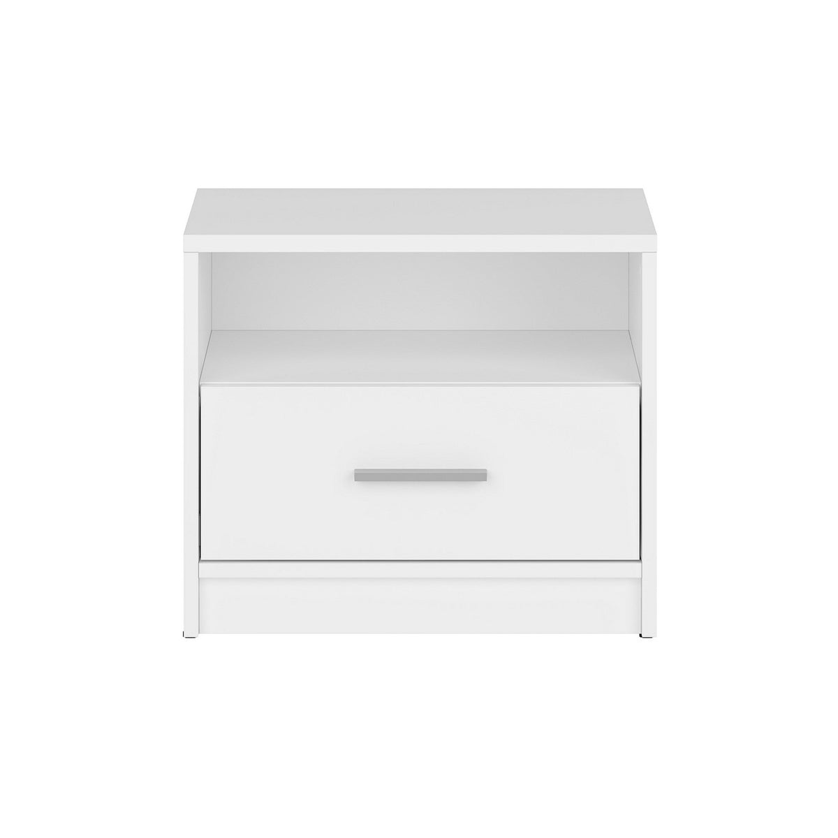 Noptiera culoare alba Nepo Plus, 49.5X34X42.5 cm