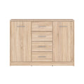 Comoda sonoma NEPO PLUS, 118,5X34X84 CM