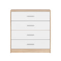 Comoda cu sertare mari Nepo Plus, 80X34X84 CM
