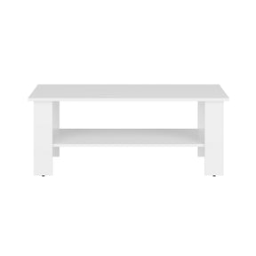 Masa mica ieftina alba NEPO PLUS, 115X56X45.5 CM.