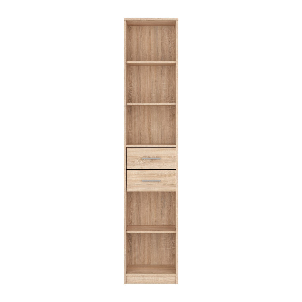 Biblioteca Nepo Plus, PAL, stejar sonoma, 40x34x197 cm