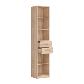 Corp biblioteca stejar sonoma Nepo Plus, 40X34X197 CM